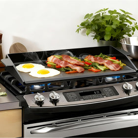 BBQ Future pre-seasoned surface offers natural nonstick performance for easy cooking