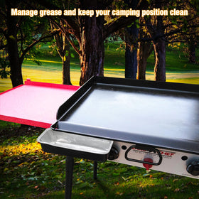 BBQ-PLUS compatible with Camp Chef SG-series griddles for clean cooking spaces