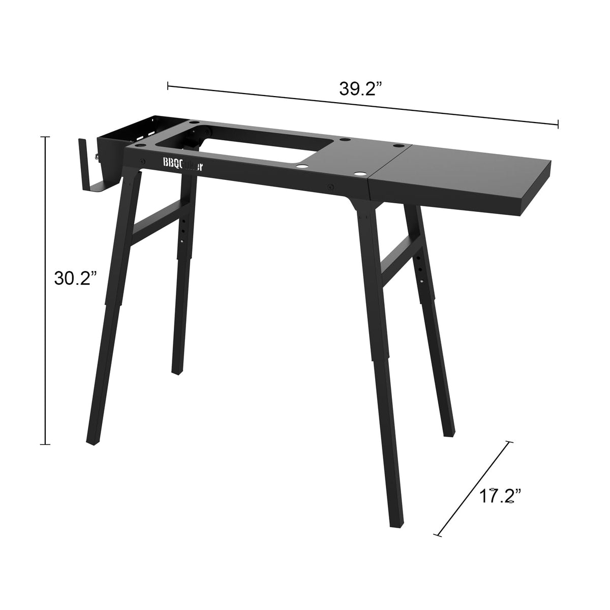 BBQCuker Easy assembly griddle table for fast setup.
