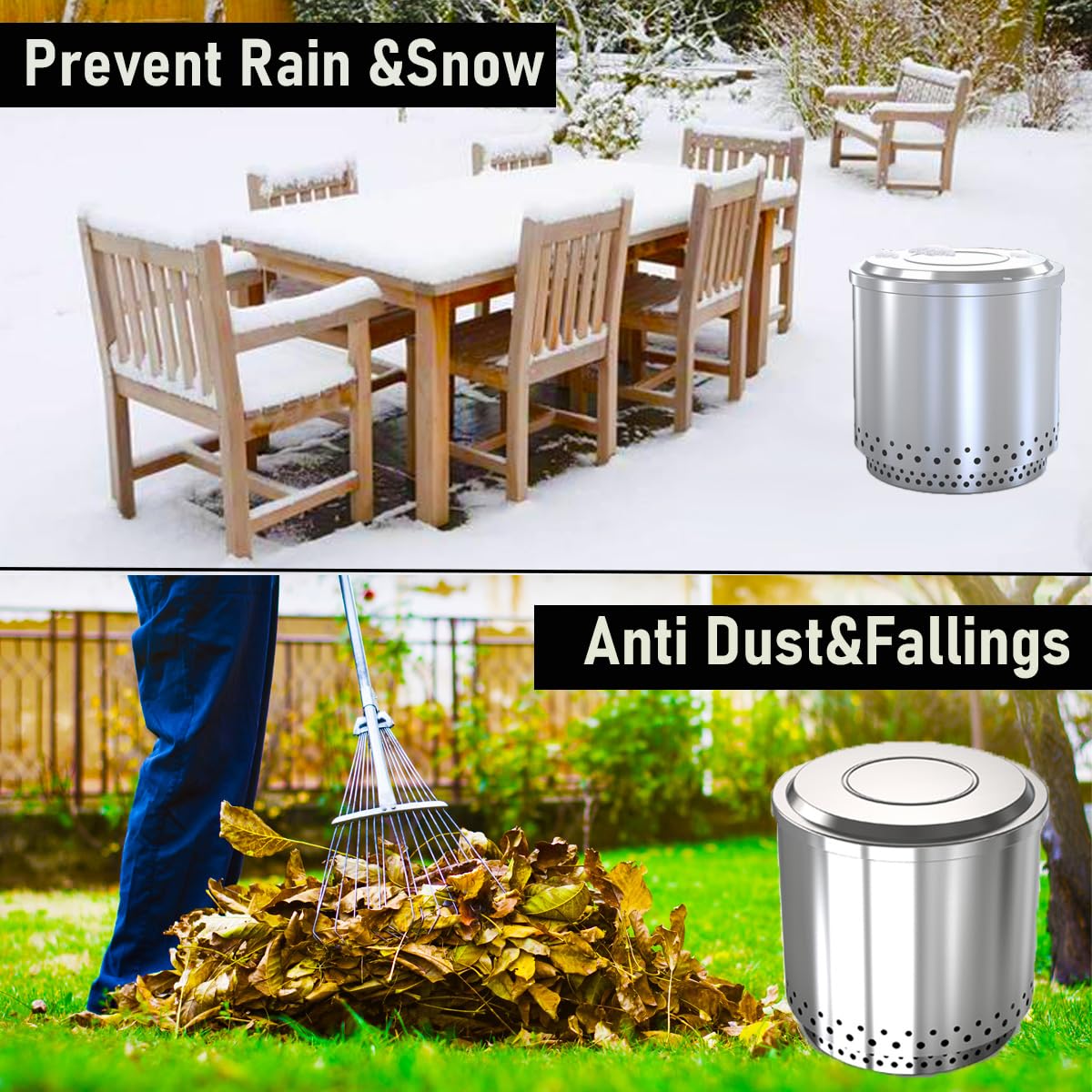 Stainless steel shield from BBQCuker with anti-rust coating for longevity.