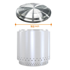 Versatile BBQCuker lid as outdoor camping and patio accessory.