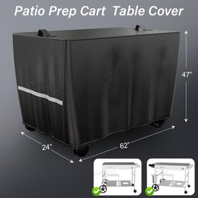BBQMall pizza oven cart cover tear-resistant stitching for long-lasting protection