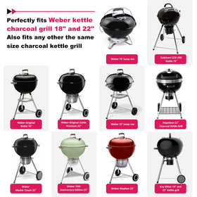 BBQMall mobility wheels enable easy repositioning around the yard.