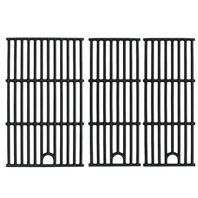 BBQration 17-inch narrow grate close-up in matte cast iron for even heat