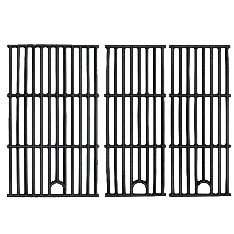 BBQration 17-inch narrow grate close-up in matte cast iron for even heat