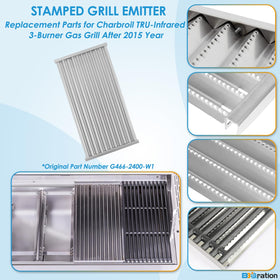 BBQration Charbroil TRU Infrared compatibility ensures easy replacement on three-burner grills