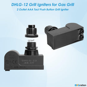 BBQration DHLG-12 AAA battery requirement highlighted for operation
