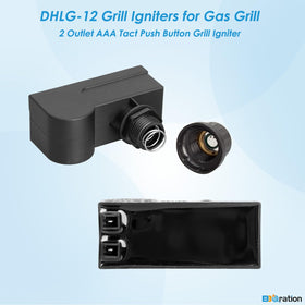BBQration DHLG-12 Charbroil compatibility with multiple ignition parts