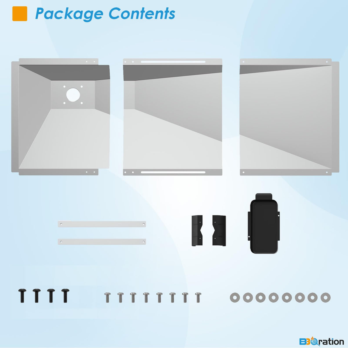 BBQration supports 3/4/5/6-burner configurations.