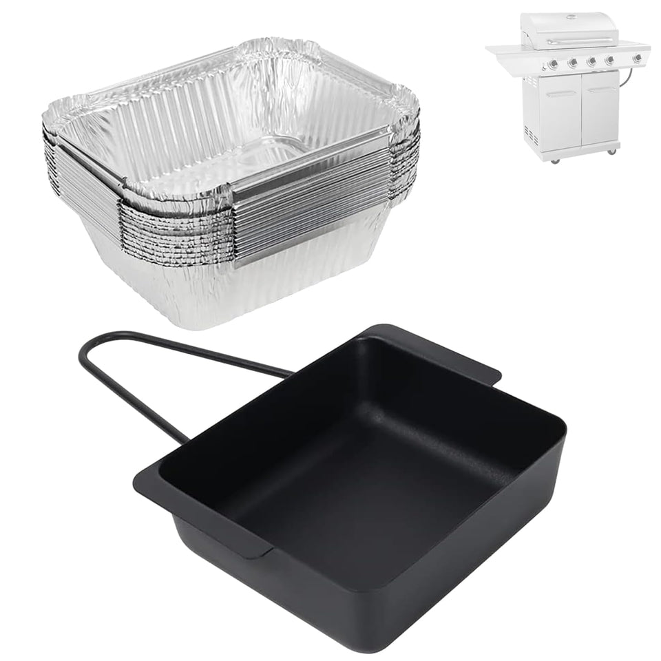 BBQration grease pan designed for Nexgrill with universal fit for easy cleanup