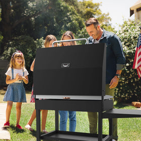 BBQration durable lid protects Blackstone griddle from weather and rust outdoors.