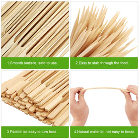 BBQStyle kitchen party serving sticks simplify presenting bites and snacks.