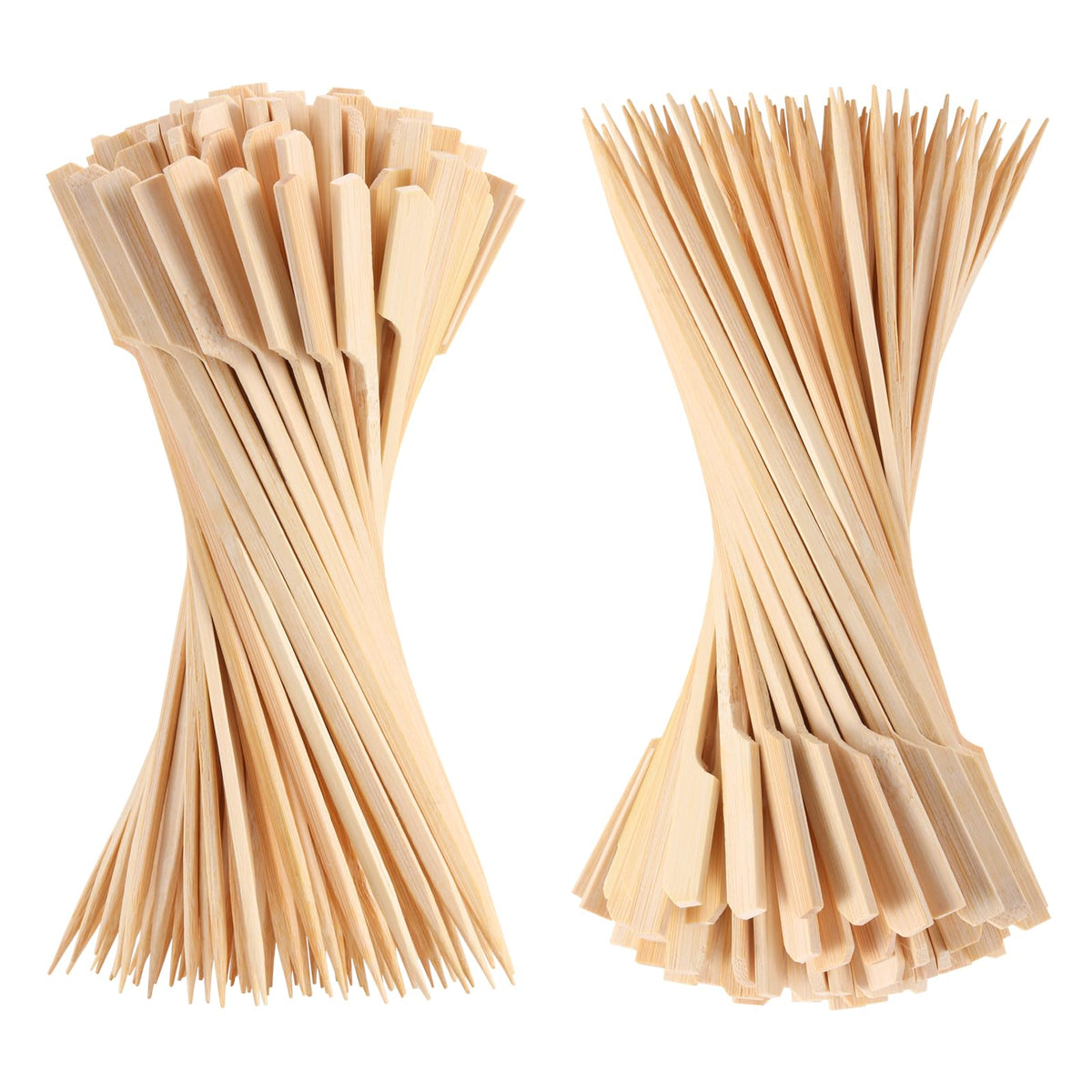 BBQStyle natural bamboo skewers are non-toxic and food-safe.