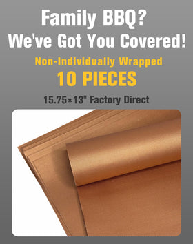 BBQtrips copper grill mat cut to fit round kettle grills