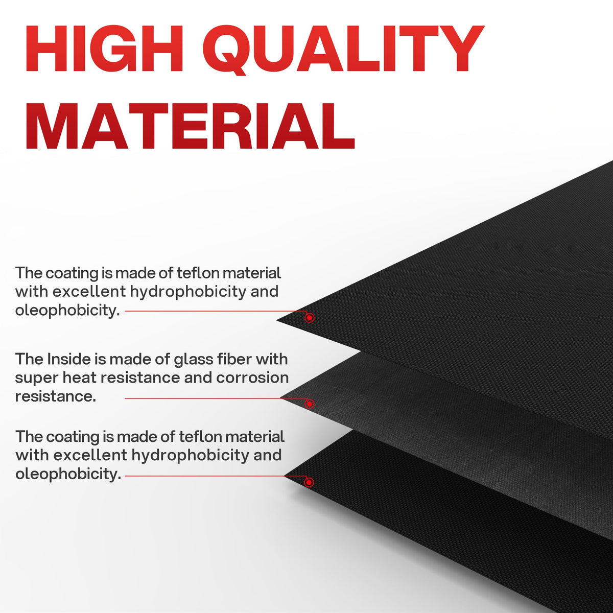 BBQtrips grill mats withstand heat up to 500F for safe grilling