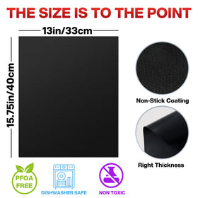 BBQtrips grill mats rolled for compact storage and transport