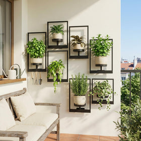 bbteroiu wall planters support up to 22 lbs in use