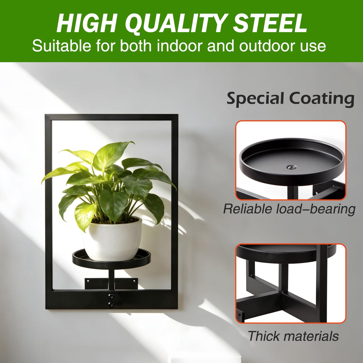 bbteroiu wall planter mounted on wall boosts indoor greenery space