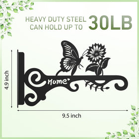 BBTFAA butterfly-pattern hanger set quick install for balconies and gardens