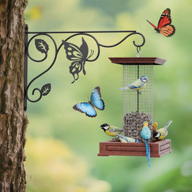 BBTFAA indoor-outdoor plant bracket ideal for hanging lanterns and bird feeders