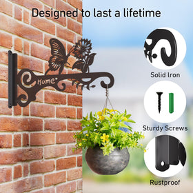 BBTFAA indoor-outdoor plant hangers versatile for baskets, feeders, lanterns