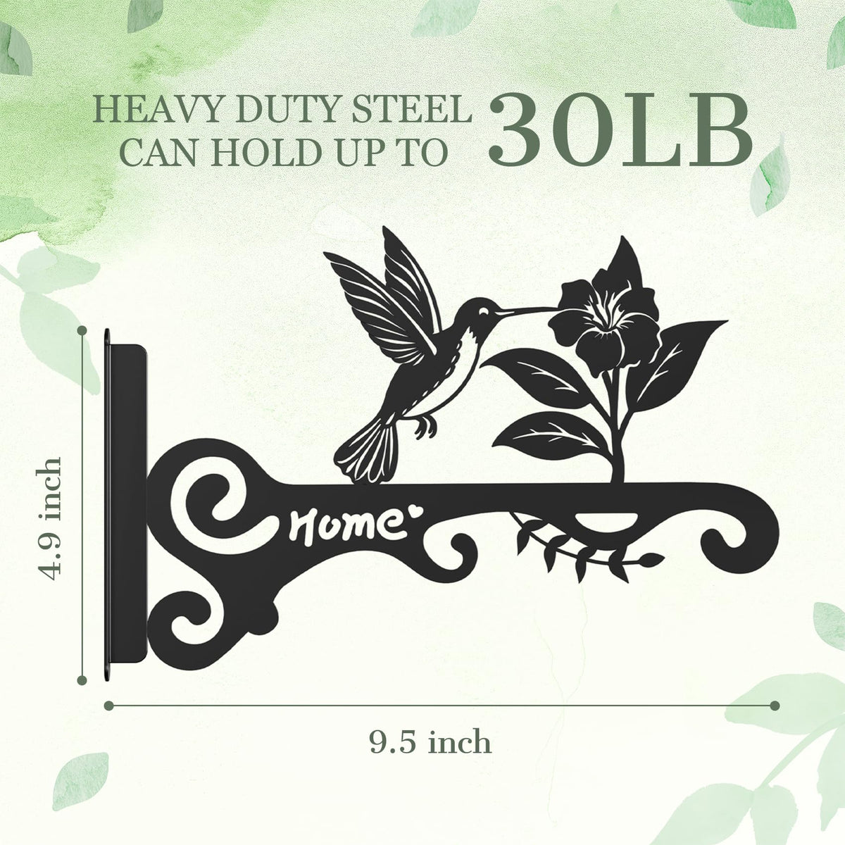 BBTFAA metal plant hooks with rust-resistant coating for outdoor durability.