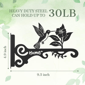 BBTFAA metal plant hooks with rust-resistant coating for outdoor durability.