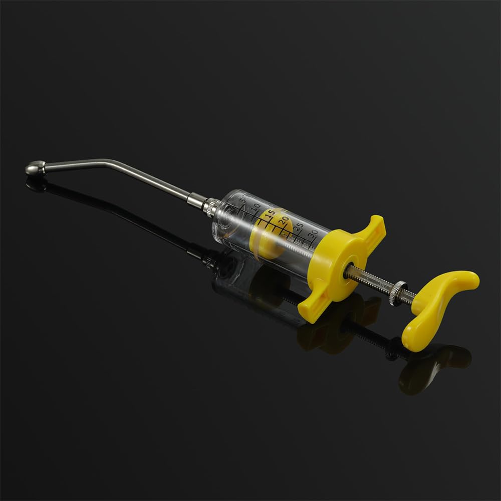 BCDHAMATE ergonomic yellow-handle enables comfortable one-handed administration.
