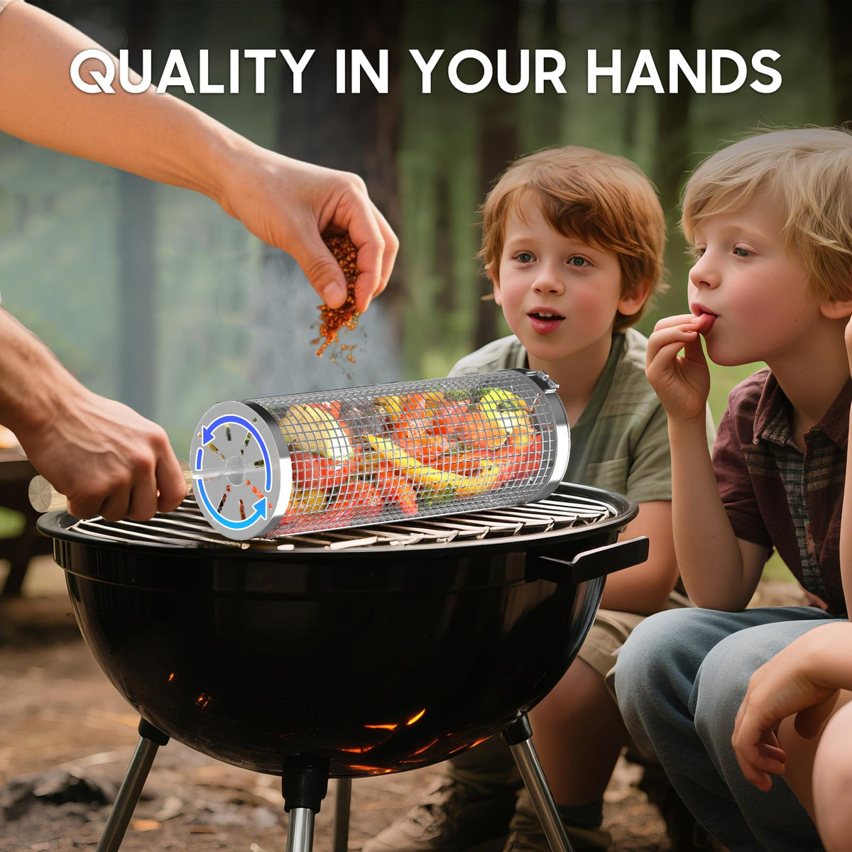 BCHWAY compact nesting design saves space for camping and picnics.