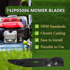 BCQNXX three high-lift blades in a 3-pack for quick replacement