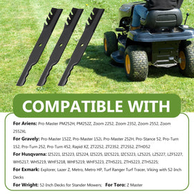 BCQNXX 52-inch deck fit shown with universal compatibility
