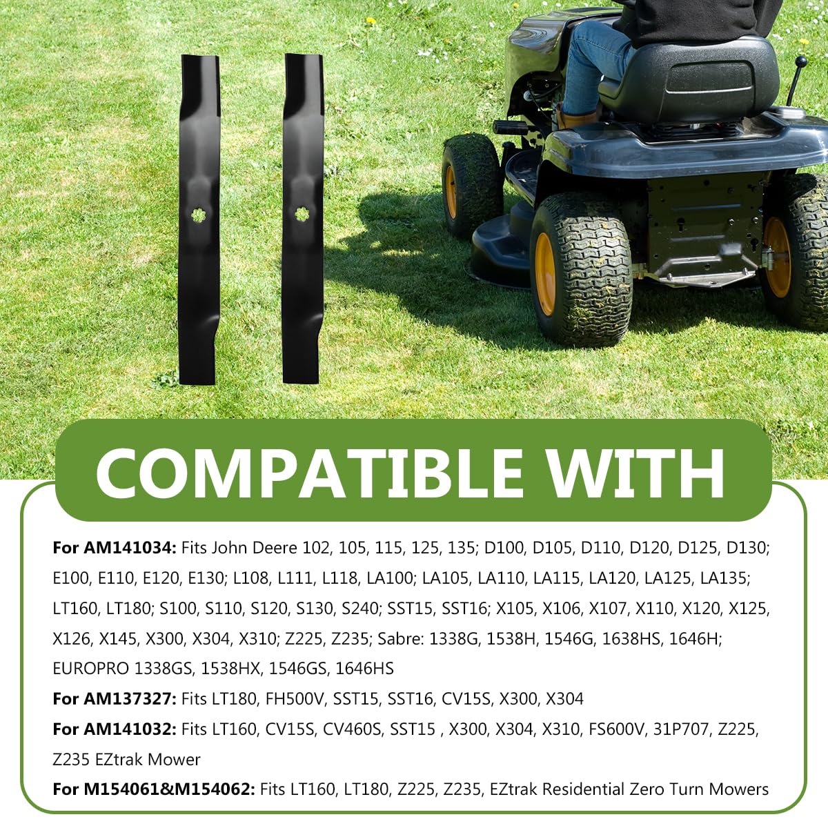 BCQNXX AM141034 easy-installation mower blade for quick maintenance