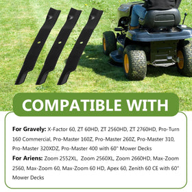 BCQNXX anti-rust blade surface for longevity during mowing