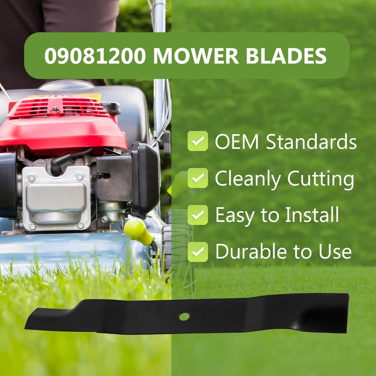 BCQNXX heavy-duty blade with extended cutting surface in view