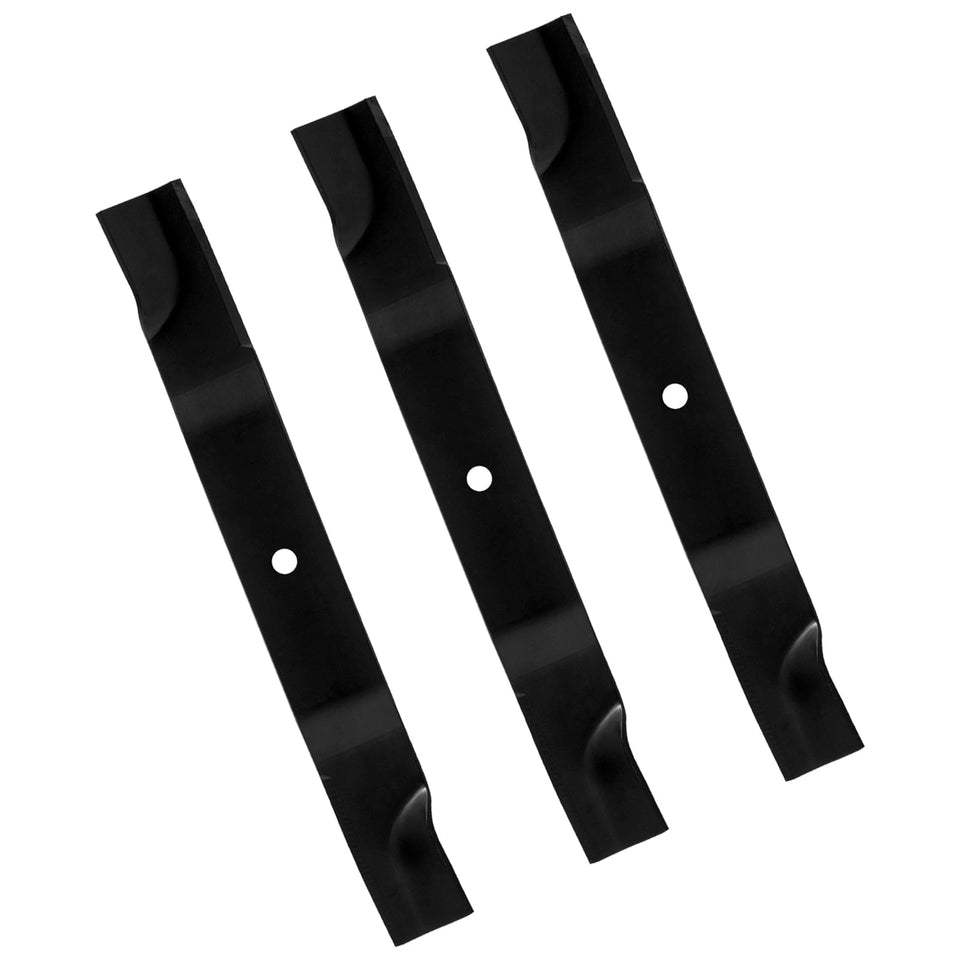 BCQNXX high lift blade close-up for 60-inch decks showing a durable edge