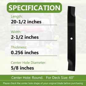 BCQNXX three-pack blades ready for replacement