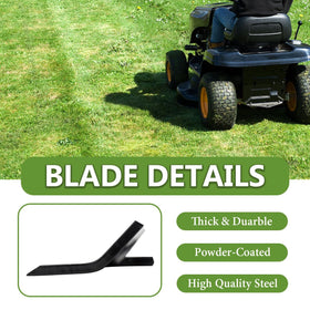 BCQNXX high lift blades packaging label with compatibility list for easy matching.