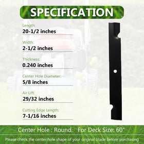 BCQNXX blades feature a durable steel profile designed for long wear.