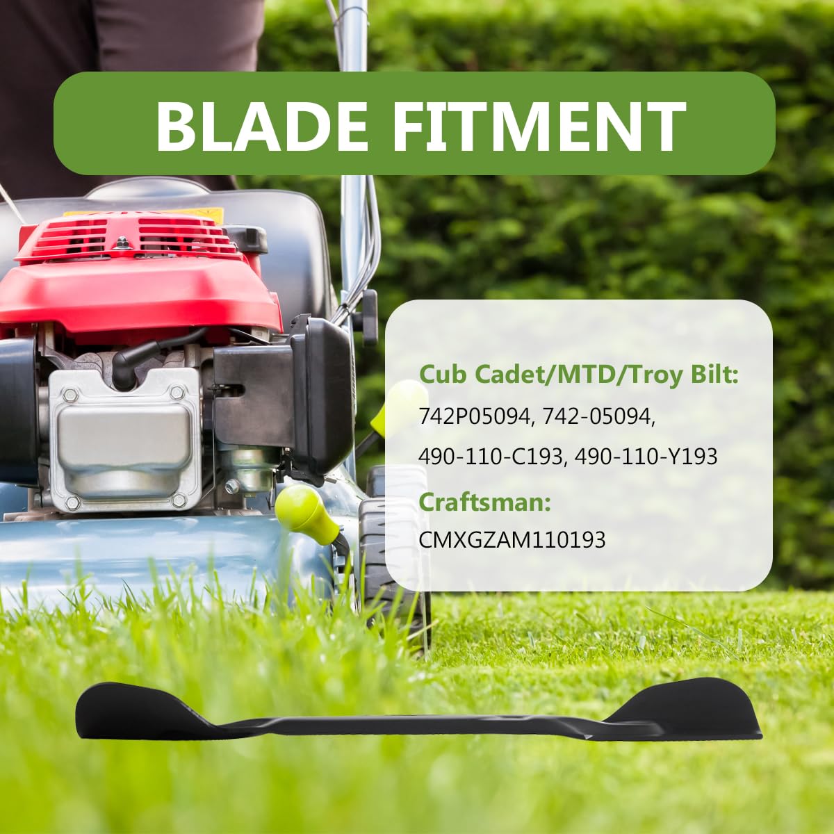 BCQNXX powder-coated rust resistance extends blade life outdoors.