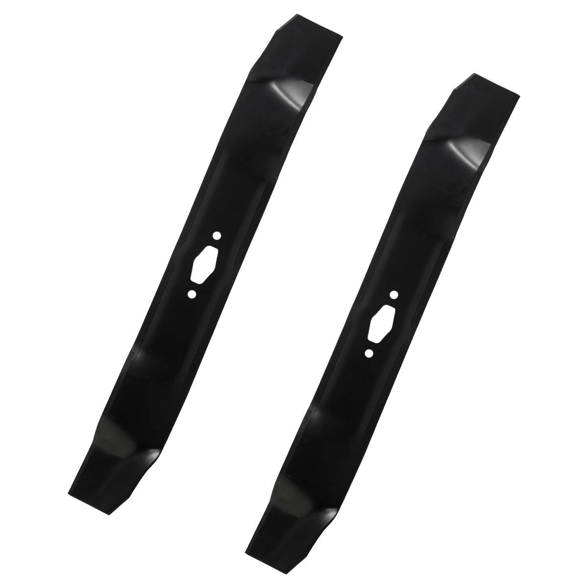 BCQNXX ultra high-lift bagging blades 2-pack for clean lawn clippings
