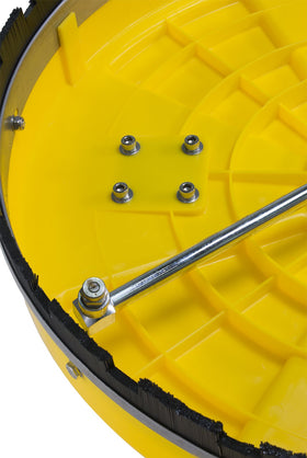 Durable nylon brush kit for reliable scrubbing on stubborn grime.