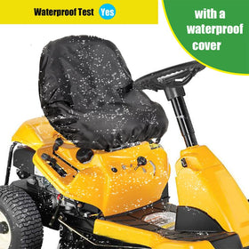 BeadChica Deluxe durable polyester seat cover resists wear while mowing.