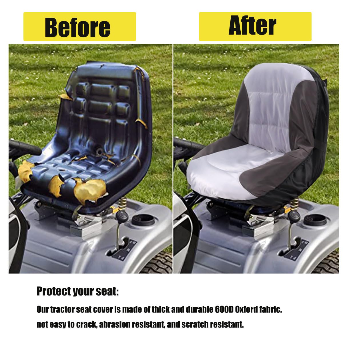 BeadChica Deluxe seat cover bottom elastic keeps it secure.