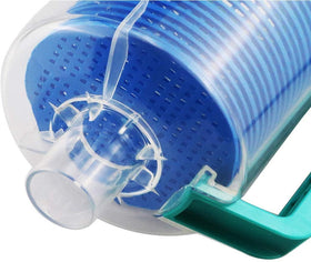 BeadChica pool leaf catcher clear shell shows debris capacity at a glance.