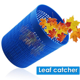 BeadChica pool leaf catcher with five skimmer socks enhances debris filtration.