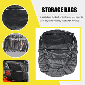 BeadChica seat cover easy installation over mower seat