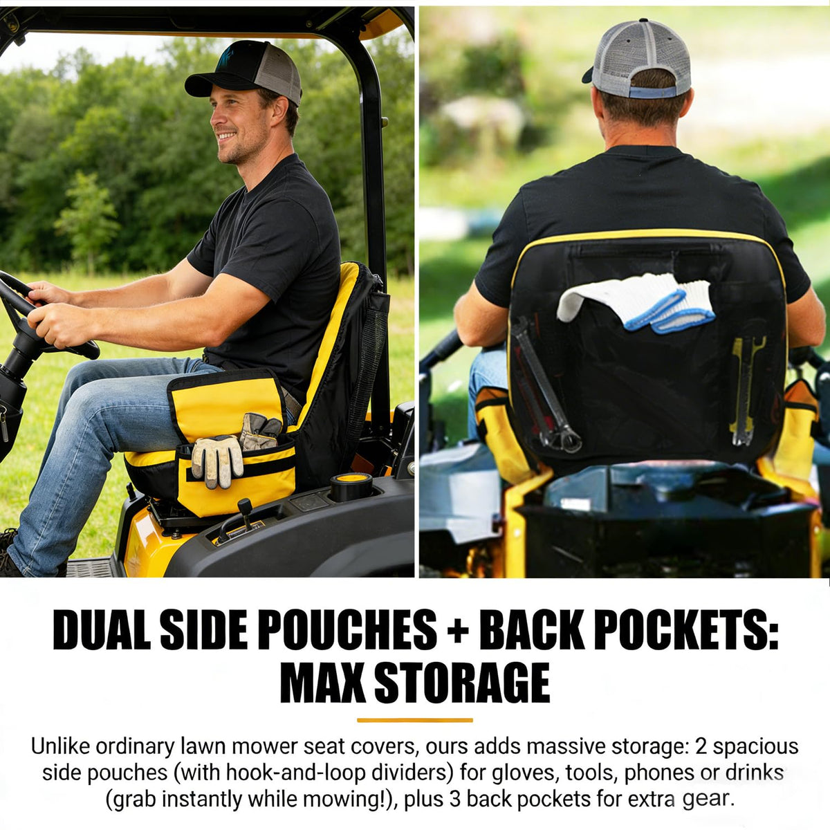 BeadChica seat cover resists dew and light rain for quick maintenance.