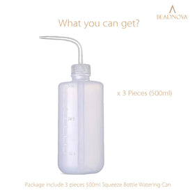 BEADNOVA squeeze bottle with small-mouth design for controlled watering