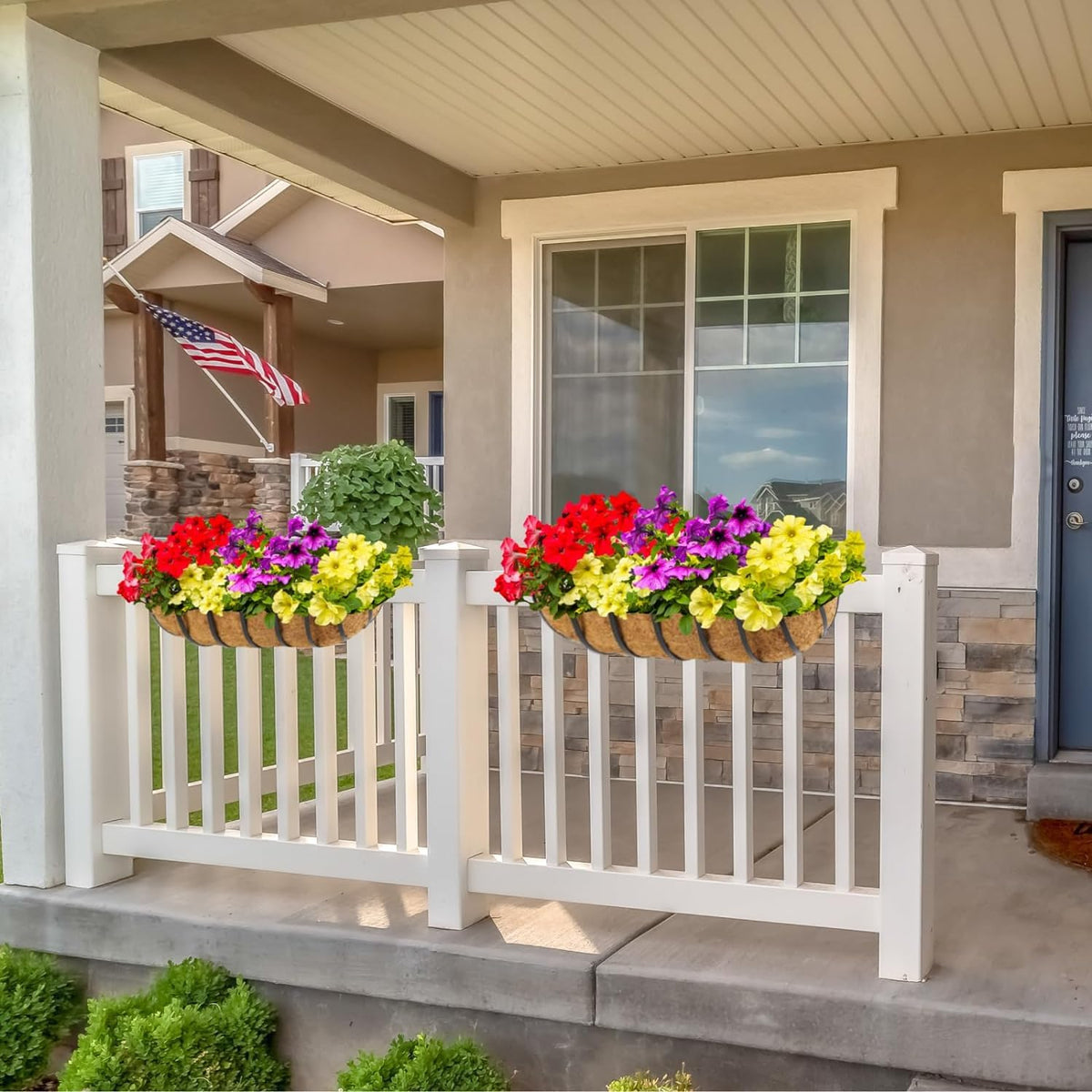 BeapTcely outdoor-friendly design enhances balcony decor and curb appeal.