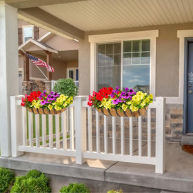 BeapTcely outdoor-friendly design enhances balcony decor and curb appeal.